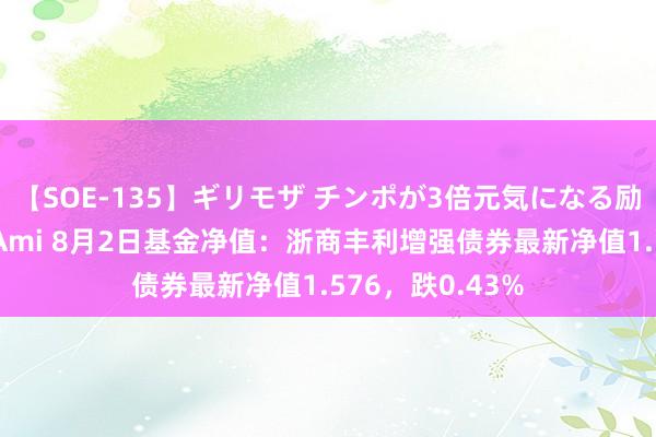 【SOE-135】ギリモザ チンポが3倍元気になる励ましセックス Ami 8月2日基金净值：浙商丰利增强债券最新净值1.576，跌0.43%